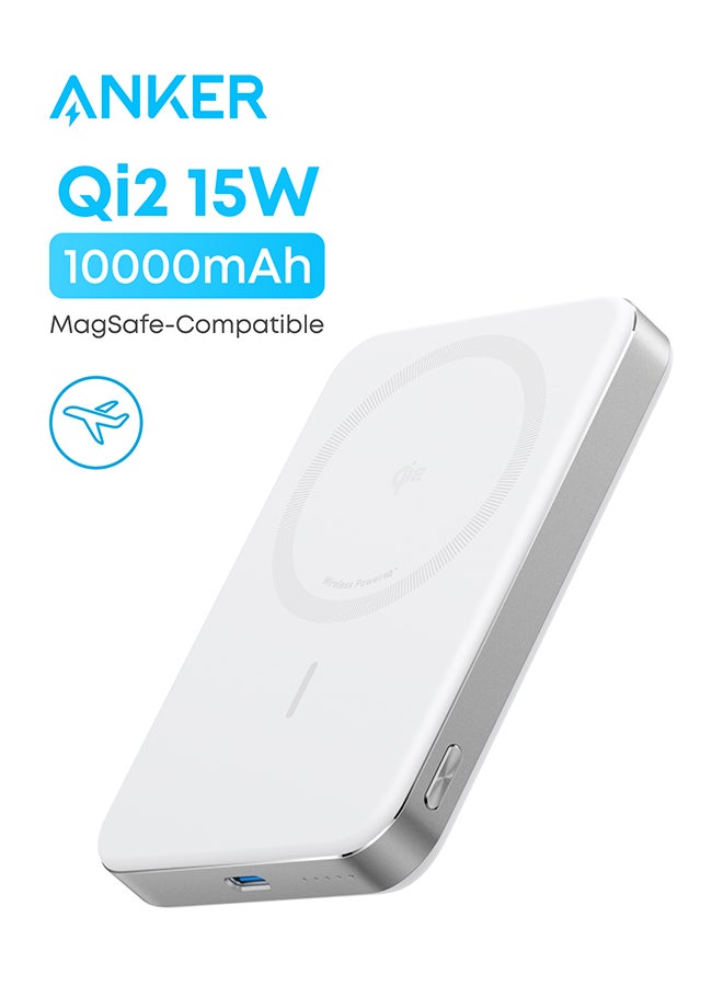 بنك طاقة MagGo، بطارية مغناطيسية فائقة النحافة بسعة 10000 مللي أمبير، معتمدة من Qi2، محمولة، شاحن فائق السرعة بقوة 15 واط متوافق مع MagSafe، تصميم مريح، فقط لجهاز iPhone 17/16/15/14/13 - Image 1